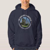Kasteel van Blarney (rood) Hoodie (Voorkant)
