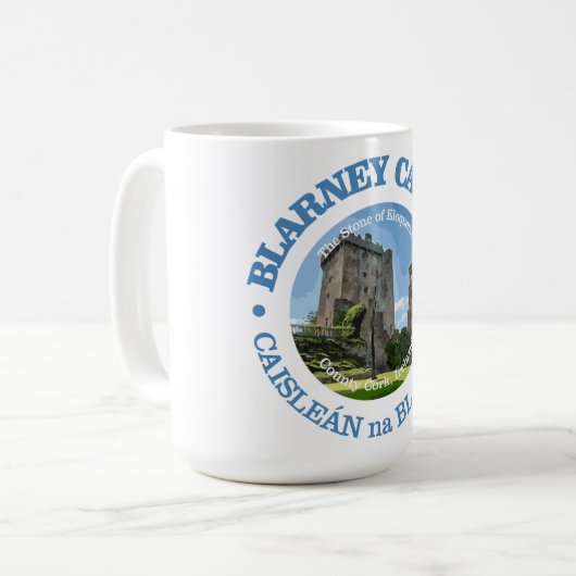 Kasteel van Blarney (rood) Koffiemok (Voorkant links)