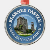 Kasteel van Blarney (rood) Metalen Ornament (Voorkant)