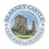 Kasteel van Blarney (rood) Sticker (Voorkant)