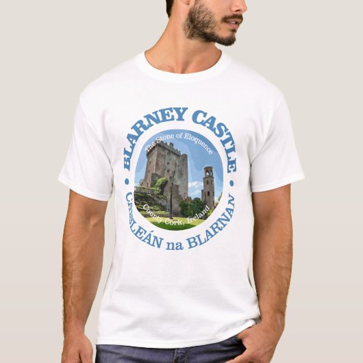 Kasteel van Blarney (rood) T-shirt (Voorkant)