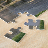 Kasteel van Bourdeilles en stenen brug, Frankrijk Legpuzzel (Zijkant)