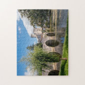 Kasteel van Bourdeilles en stenen brug, Frankrijk Legpuzzel (Verticaal)