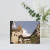 Kasteel van Bran uit de 13de eeuw (Draculas' Castl Briefkaart (Staand voorkant)