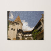 Kasteel van Bran uit de 13de eeuw (Draculas' Castl Legpuzzel (Horizontaal)