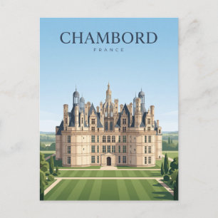 Kasteel van Chambord Frankrijk Briefkaart