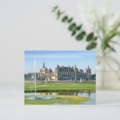 Kasteel van Chantilly en Le Notre-tuin - Frankrijk Briefkaart (Staand voorkant)