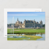 Kasteel van Chantilly en Le Notre-tuin - Frankrijk Briefkaart (Voorkant / Achterkant)