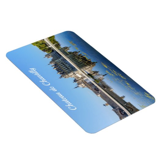 Kasteel van Chantilly met weerspiegeling in een vi Magneet (Rechterzijde)