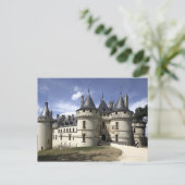 Kasteel van Chaumont-Sur-Loire. Briefkaart (Staand voorkant)