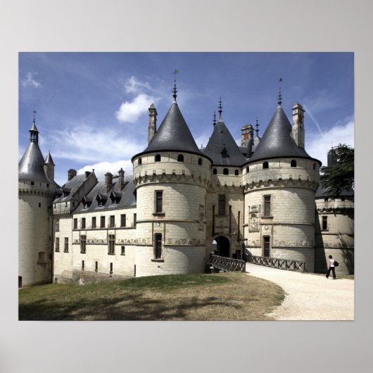 Kasteel van Chaumont-Sur-Loire. Poster (Voorkant)