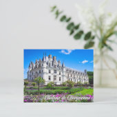 Kasteel van Chenonceau, Frankrijk Briefkaart (Staand voorkant)