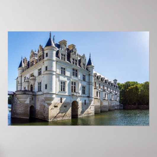 Kasteel van Chenonceau in de Loirevallei - Frankri Poster (Voorkant)
