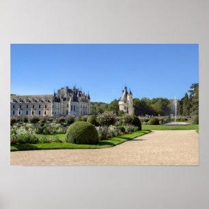 Kasteel van Chenonceau in de Loirevallei - Frankri Poster