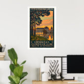 Kasteel van Chenonceau kastelen van de Loire-valle Poster (Thuiskantoor)