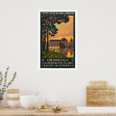 Kasteel van Chenonceau kastelen van de Loire-valle Poster (Keuken)
