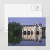 Kasteel van Chenonceau, Loire Vallei, Briefkaart (Voorkant / Achterkant)