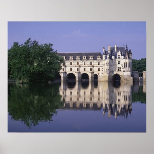 Kasteel van Chenonceau, Loire Vallei, Poster (Voorkant)