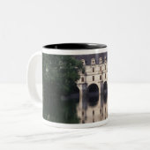 Kasteel van Chenonceau, Loire Vallei, Tweekleurige Koffiemok (Voorkant links)
