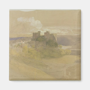 Kasteel van Conway (grafiet, m/c en gouache op pap Magneet