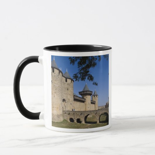 Kasteel van de Graaf, Carcassonne, Aude, Languedoc Mok (Links)