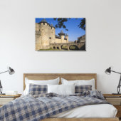 Kasteel van de Graven, Carcassonne, Aude, Languedo Canvas Afdruk (Insitu (Slaapkamer))