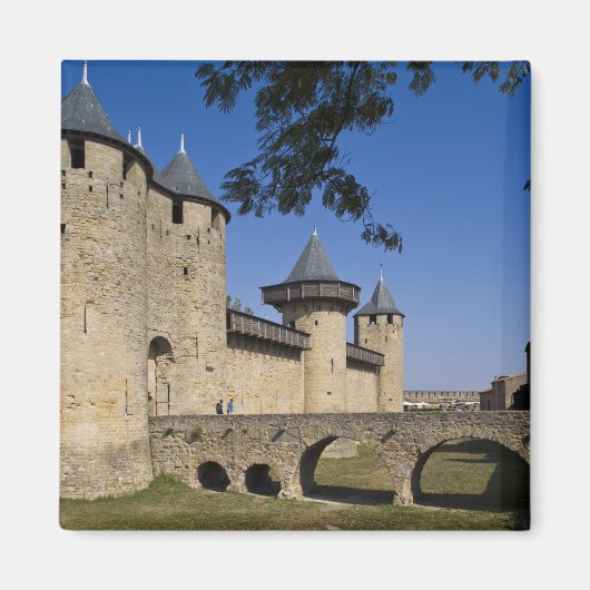 Kasteel van de Graven, Carcassonne, Aude, Languedo Magneet (Voorkant)