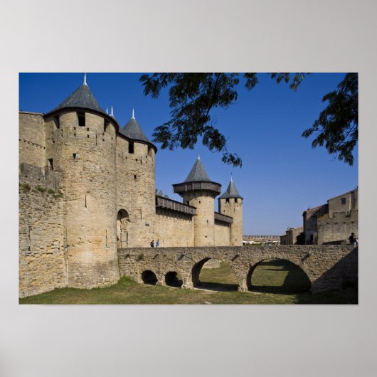 Kasteel van de Graven, Carcassonne, Aude, Languedo Poster (Voorkant)