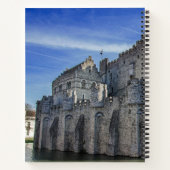 Kasteel van de Graven in Gent Notitieboek (Achterkant)