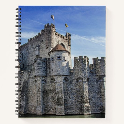 Kasteel van de Graven in Gent Notitieboek (Voorkant)