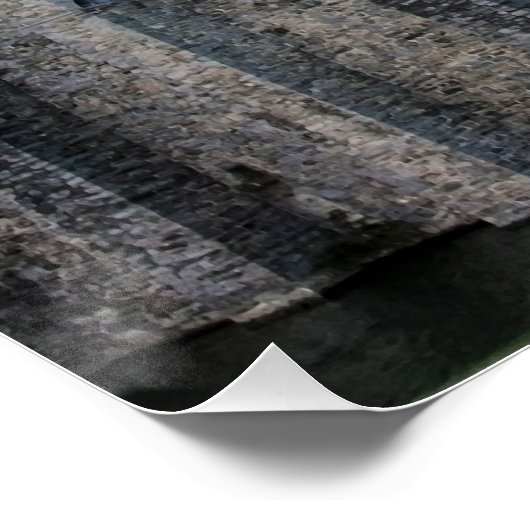 Kasteel van de graven in Gent. Perfect Poster (Hoek)