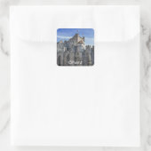 Kasteel van de graven in Gent. Vierkante Sticker (Tas)