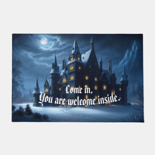 Kasteel van de Hollow Cold Night Deurmat (Voorkant)