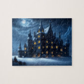Kasteel van de Hollow Cold Night Legpuzzel (Horizontaal)
