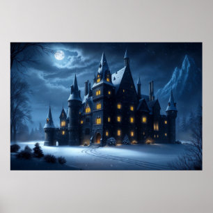 Kasteel van de Hollow Cold Night Poster