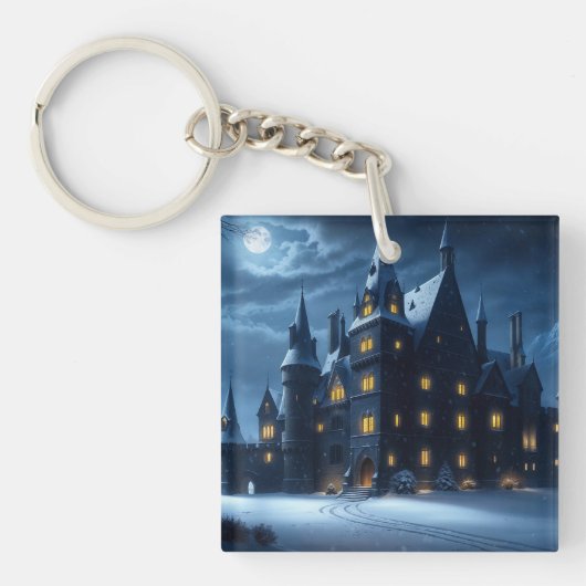 Kasteel van de Hollow Cold Night Sleutelhanger (Voorkant)