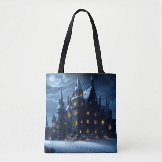 Kasteel van de Hollow Cold Night Tote Bag (Voorkant)