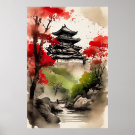 Kasteel van Echoing Hills Poster