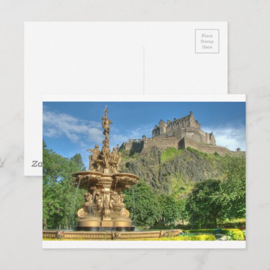 Kasteel van Edinburgh 9082 Briefkaart (Voorkant / Achterkant)