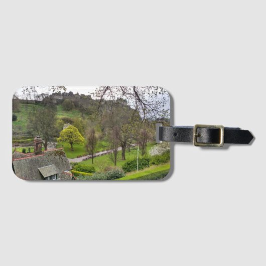 Kasteel van Edinburgh in de lente Bagagelabel (Voorkant (horizontaal))