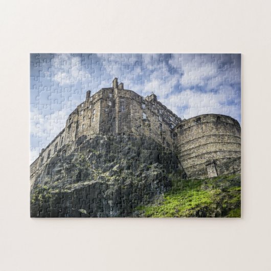 Kasteel van Edinburgh. Legpuzzel (Horizontaal)