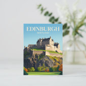 Kasteel van Edinburgh Schotland Briefkaart (Staand voorkant)