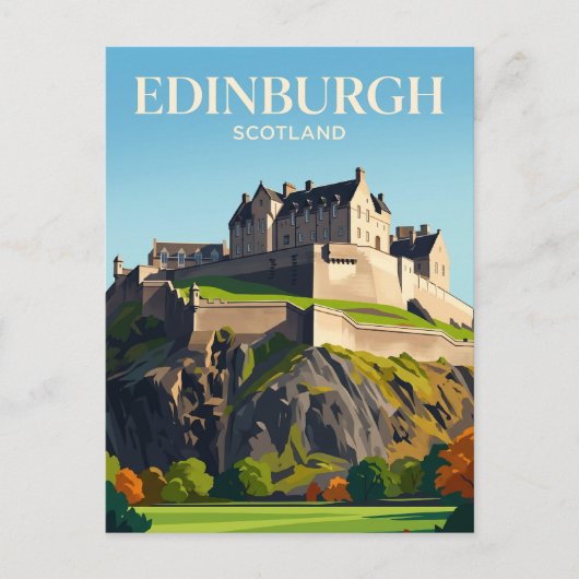 Kasteel van Edinburgh Schotland Briefkaart (Voorkant)