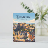 Kasteel van Edinburgh Schotland Briefkaart (Staand voorkant)