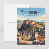 Kasteel van Edinburgh Schotland Briefkaart (Voorkant / Achterkant)