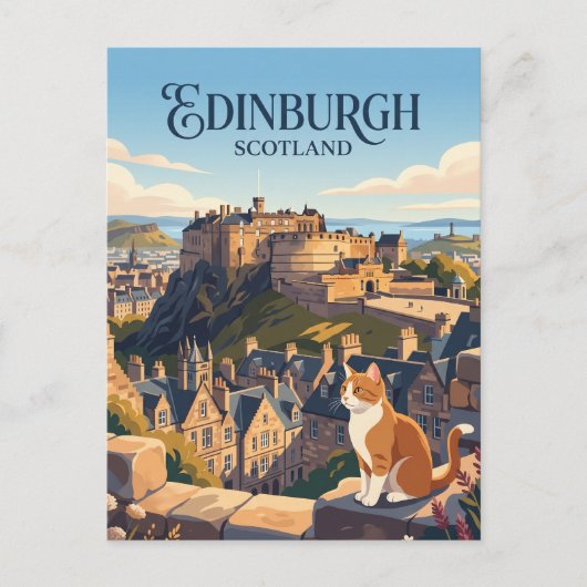 Kasteel van Edinburgh Schotland Briefkaart (Voorkant)