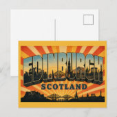 Kasteel van Edinburgh Schotland Briefkaart (Voorkant / Achterkant)