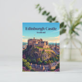 Kasteel van Edinburgh Schotland Briefkaart (Staand voorkant)