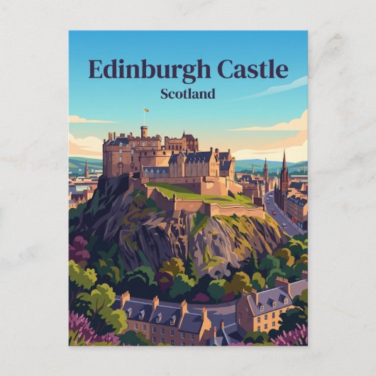 Kasteel van Edinburgh Schotland Briefkaart (Voorkant)