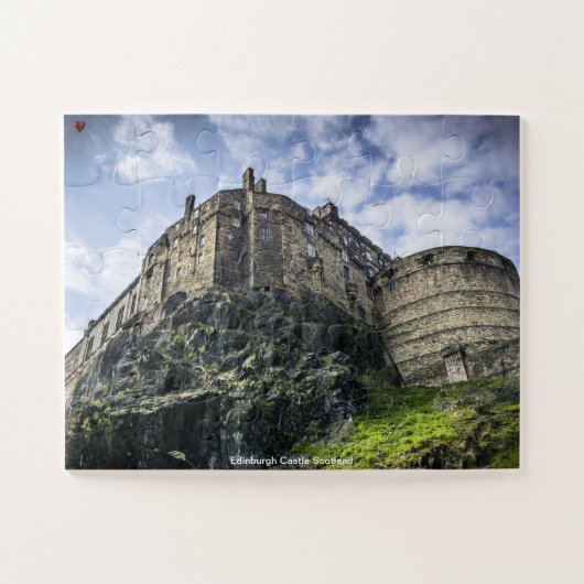Kasteel van Edinburgh Schotland Legpuzzel (Horizontaal)